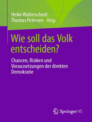 cover image of Wie soll das Volk entscheiden?